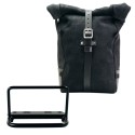 Bolso lateral pure en piel de corteza + cuadro royal enfield bear 650