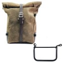 Bolso lateral pure en piel de corteza + cuadro royal enfield himalayan 450 (2024 en adelante) izquierdo