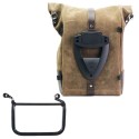 Bolso lateral pure en piel de corteza + royal enfield himalayan 450 (2024 en adelante) marco derecho