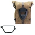 Bolso lateral pure en piel de corteza + chasis honda gb350s derecho