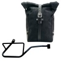 Bolso lateral pure en piel de corteza + cuadro derecho moto guzzi v7 euro5