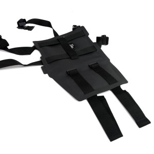 Portabolsa de aluminio con frontal ajustable de hypalon y enganche rápido + ktm 1290/1390 super adventure s-r bastidor izquierdo