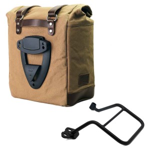 Alforja scram en lona 22l-30l + ktm 1290/1390 super adventure s-r bastidor izquierdo
