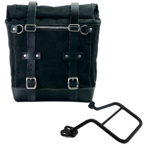 Alforja scram en lona 22l-30l + ktm 1290/1390 super adventure s-r bastidor izquierdo