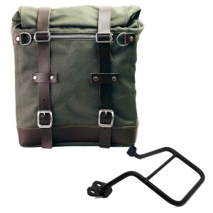 Alforja scram en lona 22l-30l + ktm 1290/1390 super adventure s-r bastidor izquierdo