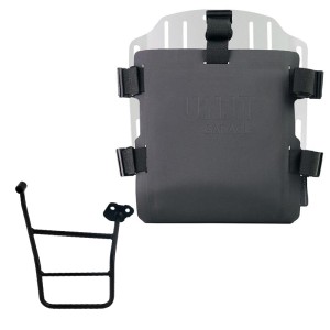 Portabolsa de aluminio con frontal ajustable de hypalon y enganche rápido + ktm 1290/1390 super adventure s-r chasis derecho
