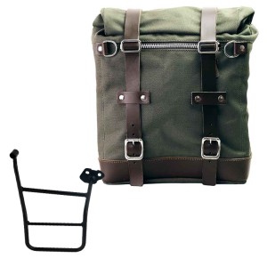Alforja scram en lona 22l-30l + ktm 1290/1390 super adventure s-r chasis derecho