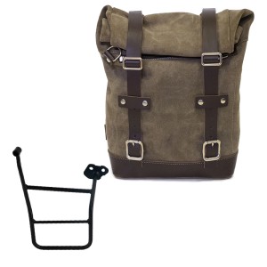 Bolsa de cuero 10l-14l + ktm 1290/1390 super adventure s-r chasis derecho