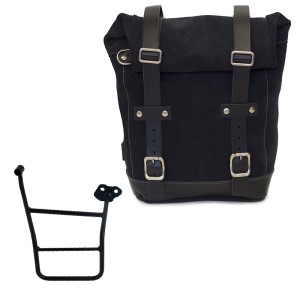 Bolsa de cuero 10l-14l + ktm 1290/1390 super adventure s-r chasis derecho