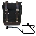 Bolsa de lona 10l-14l + chasis izquierdo moto guzzi v7 euro5 plus (2025 en adelante)