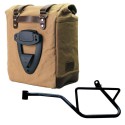 Alforja scram en lona 22l-30l + chasis izquierdo moto guzzi v7 euro5 plus (2025 en adelante)