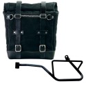 Alforja scram en lona 22l-30l + chasis izquierdo moto guzzi v7 euro5 plus (2025 en adelante)