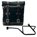 Alforja scram en lona 22l-30l + chasis izquierdo moto guzzi v7 euro5 plus (2025 en adelante)
