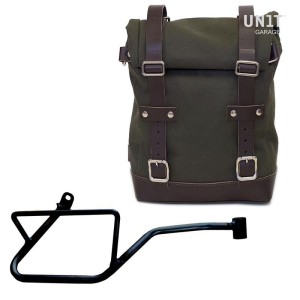 Bolsa de lona 10l-14l + chasis derecho moto guzzi v7 euro5 plus (2025 en adelante)