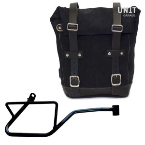 Bolsa de cuero 10l-14l + chasis derecho moto guzzi v7 euro5 plus (2025 en adelante)