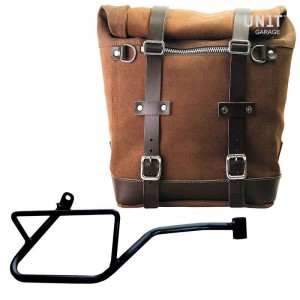 Bolso lateral scram en serraje 22l-30l + chasis derecho moto guzzi v7 euro5 plus (2025 en adelante)