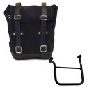 Bolsa de cuero 10l-14l + chasis de honda transalp 750 (a partir de 2023) izquierda