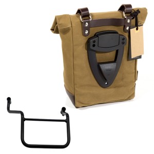 Bolsa de lona 10l-14l + chasis derecho honda transalp 750 (a partir de 2023)