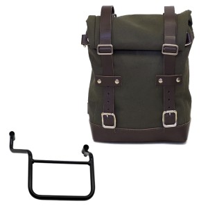 Bolsa de lona 10l-14l + chasis derecho honda transalp 750 (a partir de 2023)