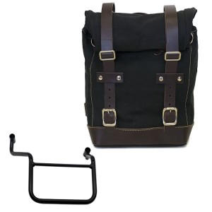 Bolsa de lona 10l-14l + chasis derecho honda transalp 750 (a partir de 2023)