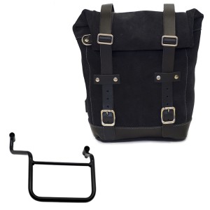 Bolsa de cuero 10l-14l + chasis derecho honda transalp 750 (a partir de 2023)