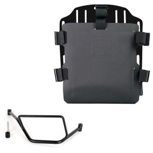 Portabolsa de aluminio con frontal ajustable de hypalon y enganche rápido + bmw f450gs bastidor derecho