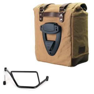 Alforja scram en lona 22l-30l + bmw f450gs bastidor derecho