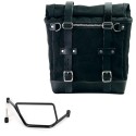Alforja scram en lona 22l-30l + bmw f450gs bastidor derecho