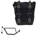 Bolsa de cuero 10l-14l + bmw f450gs bastidor derecho