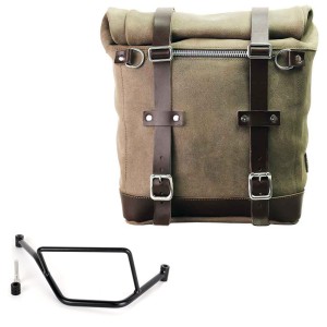 Bolso lateral scram en serraje 22l-30l + bmw f450gs bastidor derecho