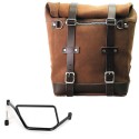 Bolso lateral scram en serraje 22l-30l + bmw f450gs bastidor derecho