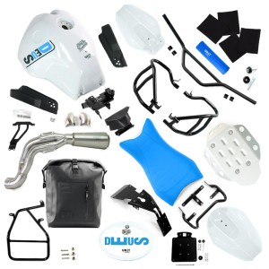 Kit completo deus enduro blanco