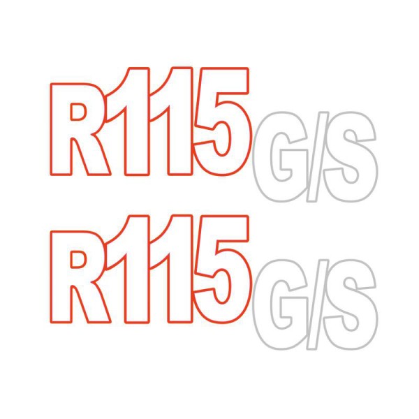 Pegatinas r115 gs