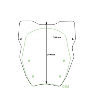 Pantalla l con radar bmw r1300gs (2023 en adelante)
