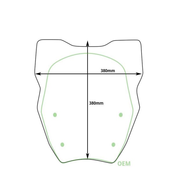 Pantalla l con radar bmw r1300gs (2023 en adelante)
