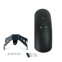 Guardabarros bajo de aluminio honda cl con estabilizador de horquilla matt black