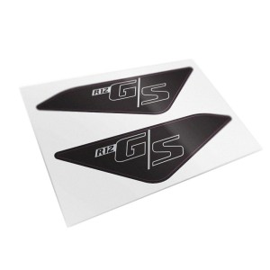 Adhesivos protectores negros para el panel lateral original de la bmw r12 g/s