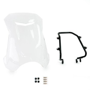 Parabrisas con soporte gps para triumph 1200 xc-xe