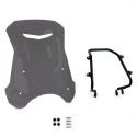 Parabrisas con soporte gps para triumph 1200 xc-xe