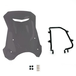 Parabrisas con soporte gps para triumph 1200 xc-xe