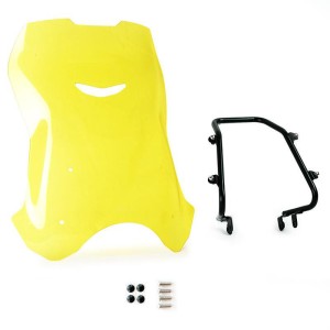 Parabrisas con soporte gps para triumph 1200 xc-xe