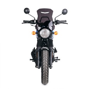 Parabrisas con soporte gps royal enfield hunter 350