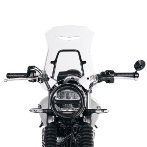Parabrisas con soporte gps honda gb350s