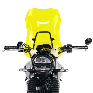 Parabrisas xl con soporte para gps honda gb350s