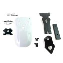 Guardabarros trasero con kit de soporte de matrícula para faro original