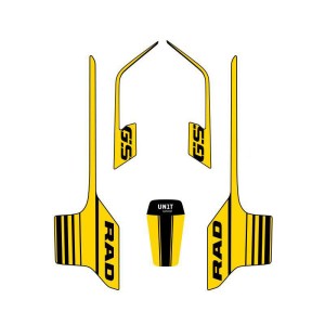 Kit rad amarillo 40 pegatinas