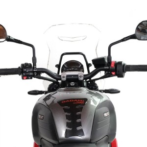 Parabrisas con soporte gps triumph trident 660