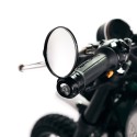 Kit de 2 espejos con 2 tapas de extremo para royal enfield