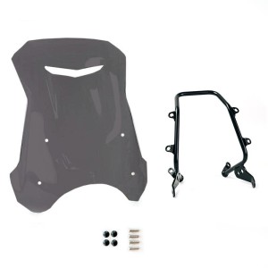 Parabrisas triumph bonneville t120 con soporte para gps