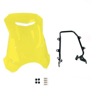 Parabrisas triumph bonneville t120 con soporte para gps